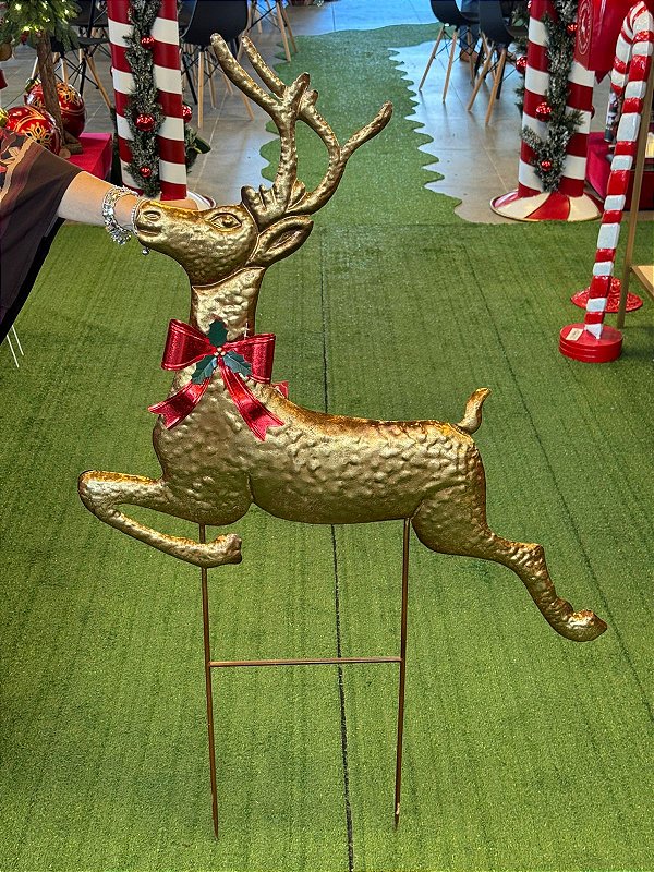 PLACA EM METAL RENA COM LAÇO 129CM USO EXTERNO - PRÉ VENDA 2026