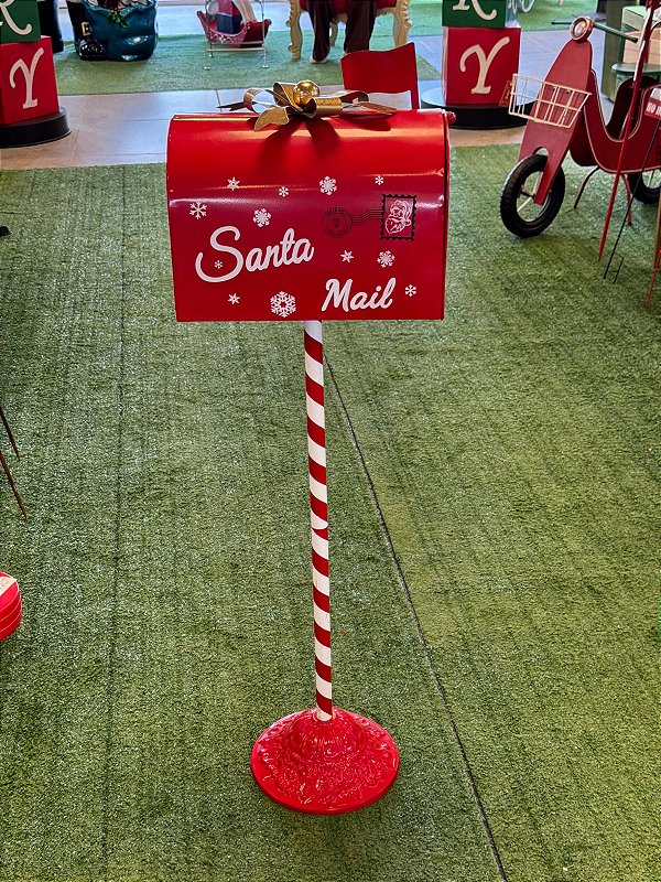 CAIXA DE CORREIO EM METAL 114CM USO EXTERNO - PRÉ VENDA 2026