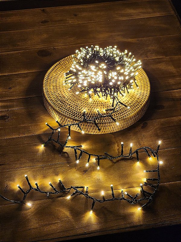 PISCA FESTÃO STROBO 500 LEDS 10 METROS WARM BIVOLT USO INTERNO E EXTERNO - PRÉ VENDA 2026
