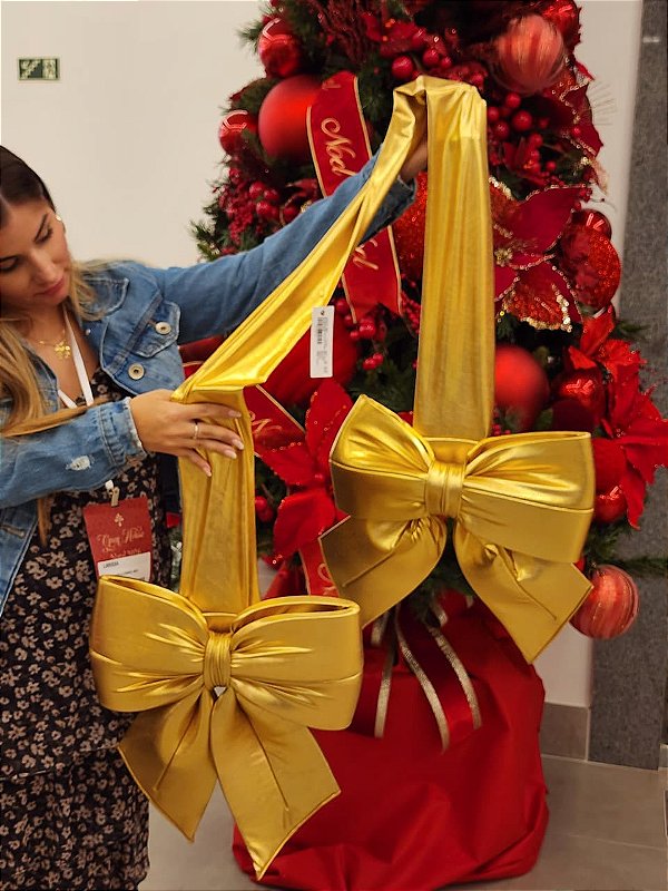 ESCAPULÁRIO DE PORTA VELUDO DOURADO 2,10X36CM G - PRÉ VENDA 2026