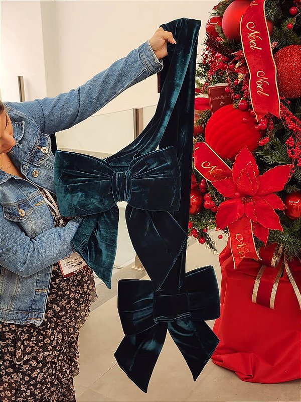 ESCAPULÁRIO DE PORTA VELUDO VERDE 2,10X36CM G - PRÉ VENDA 2026