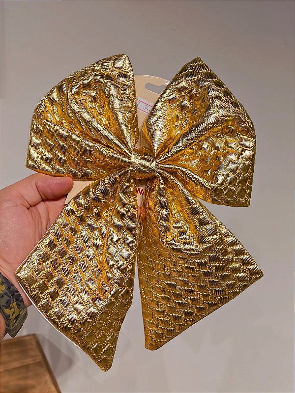 LAÇO ACETINADO DOURADO 22X28CM