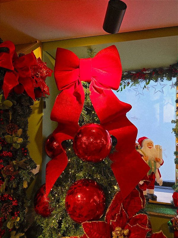 LAÇO MAX TECIDO VERMELHO 50CM - PRÉ VENDA 2026