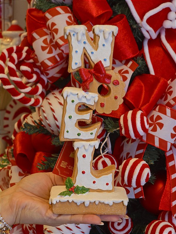 PLACA NOEL BISCOITOS 23,4CM - PRÉ VENDA 2026