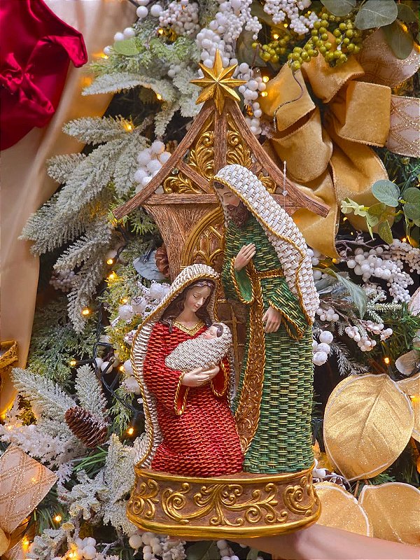 SAGRADA FAMÍLIA EM RESINA 44CM - PRÉ VENDA 2026