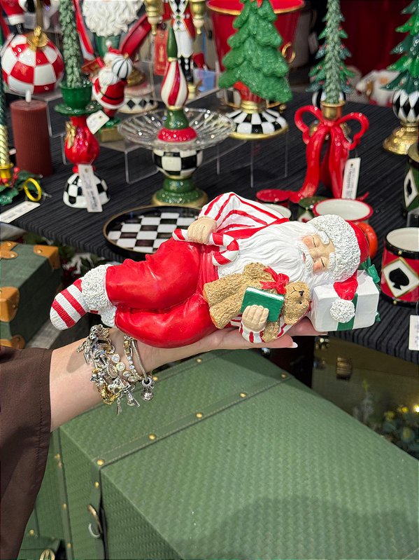 PAPAI NOEL DEITADO DORMINDO - PRÉ VENDA 2026