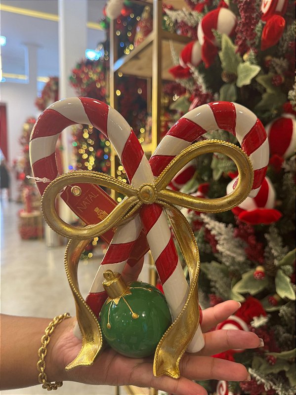 LAÇO DECORATIVO EM RESINA 20,5CM - PRÉ VENDA 2026