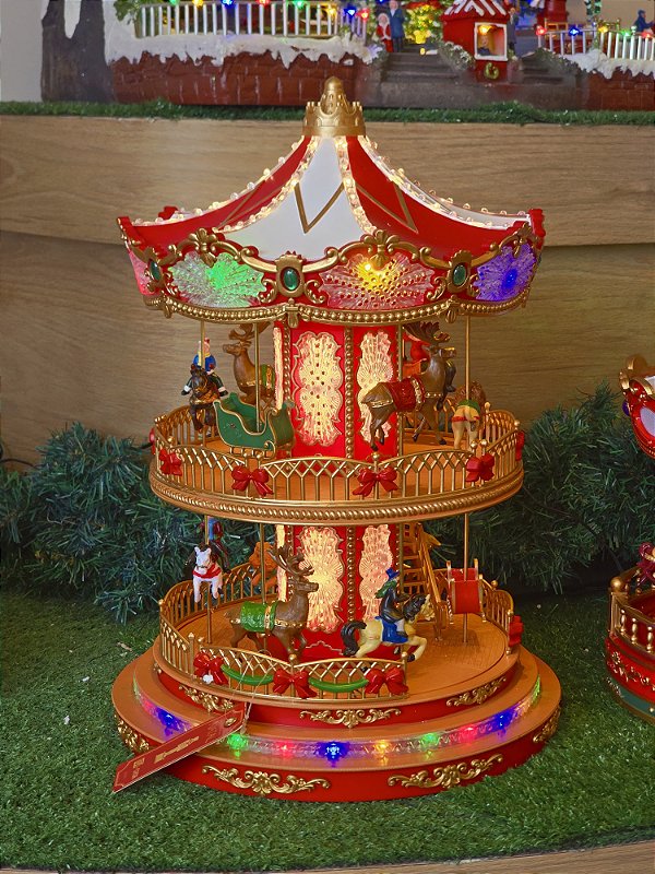 VILA NATALINA CARROSSEL DUPLO 42,5CM - PRÉ VENDA 2026