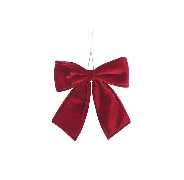 LAÇO VELUDO VERMELHO 40X47CM - PRÉ VENDA 2026