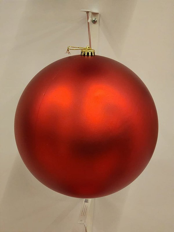 BOLA TRADICIONAL VERMELHA FOSCA 20CM - PRÉ VENDA 2026