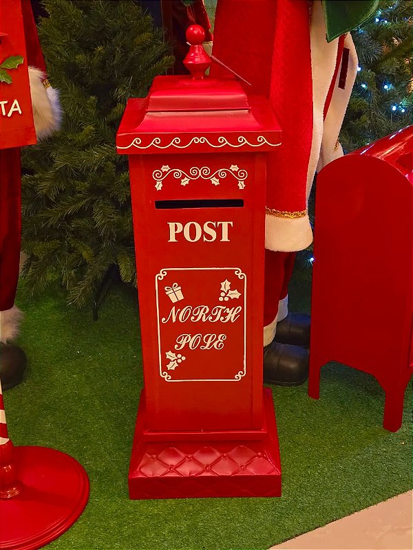 CAIXA DE CORREIO LETREIRO EM METAL 95CM - PRÉ VENDA 2026