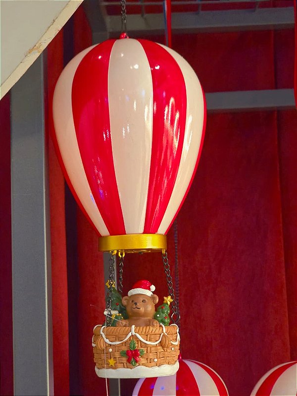 BALÃO ILUMINADO COM URSO 27,5CM - PRÉ VENDA 2026