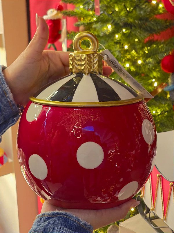 POTE COM TAMPA BOLA COM POA 22CM - PRÉ VENDA 2026