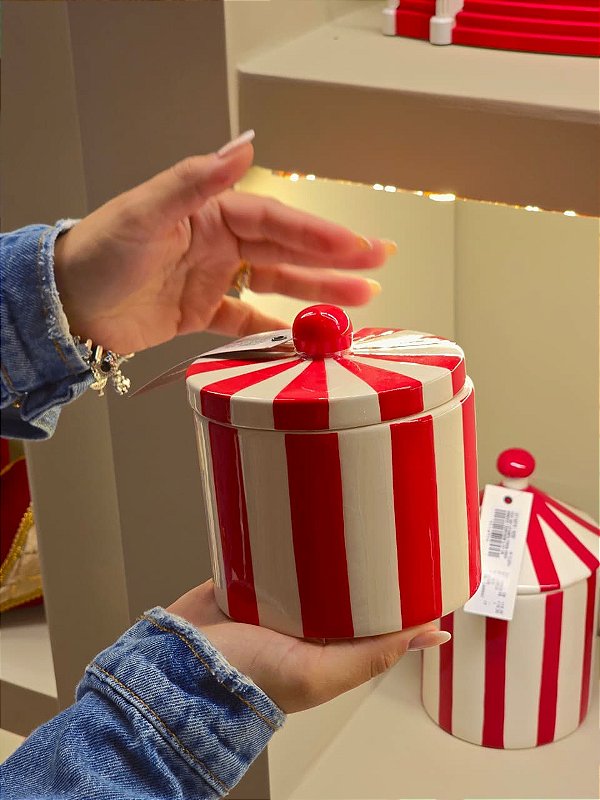 POTE COM TAMPA TENDA DE CIRCO 13CM - PRÉ VENDA 2026