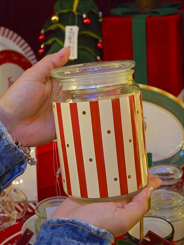 POTE DE VIDRO HERMÉTICO LISTRAS E POA 750ML - PRÉ VENDA 2026