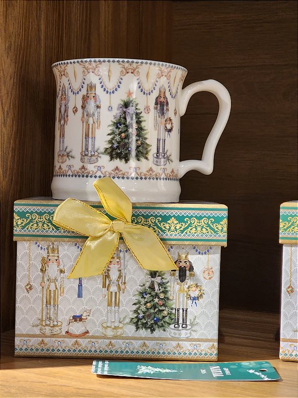 CANECA QUEBRA NOZES 420ML 10CM COM CAIXA DE PRESENTE - PRÉ VENDA 2026