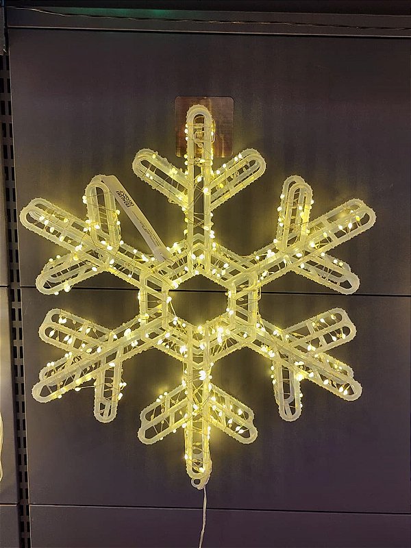 FLOCO DE NEVE ACRÍLICO WARM 45CM BIVOLT - PRÉ VENDA 2026