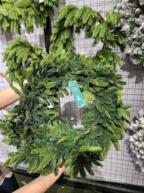 GUIRLANDA REALISTA TOQUE REAL 60CM - PRÉ VENDA 2026