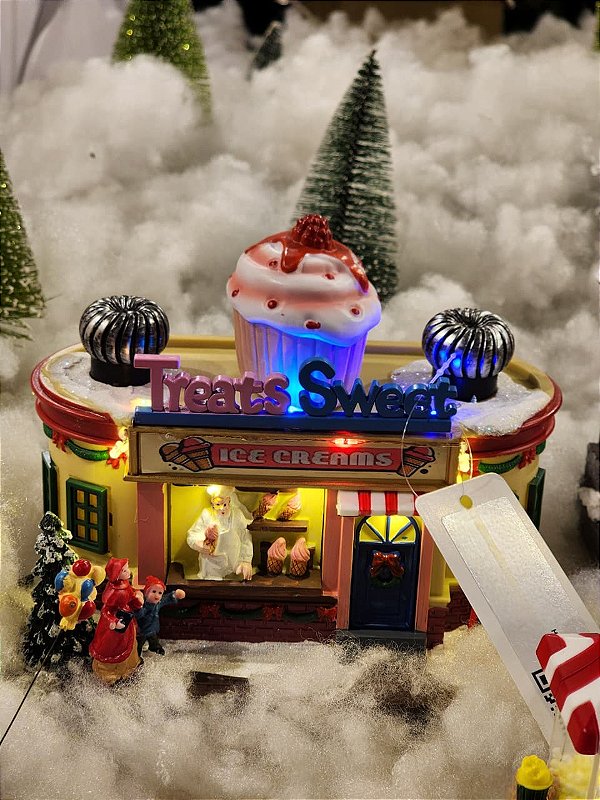 CENÁRIO VILA NATALINA LOJA DE DOÇES 16CM - PRÉ VENDA 2026