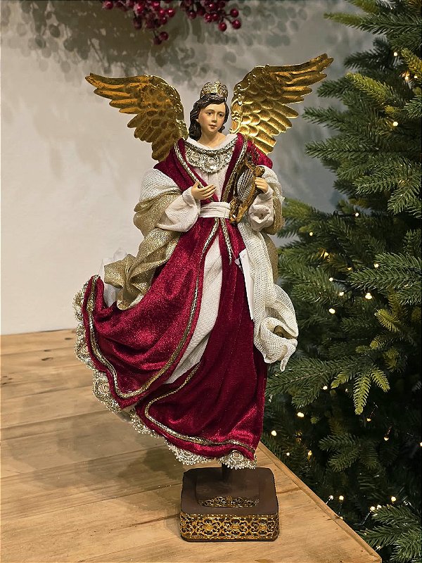 ANJO LUXO LINHA SACRA VINHO 30CM