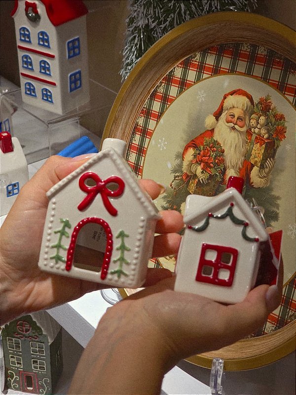 PORTA VELA CASA PORCELANA 8CM - PRÉ VENDA 2026