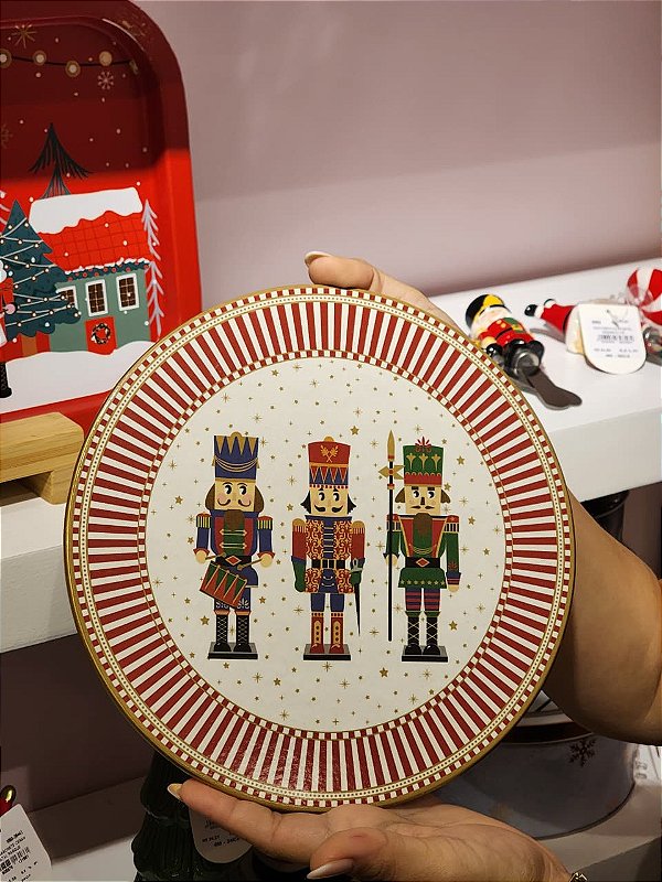 BOLEIRA DECORADA SOLDADO 22CM - PRÉ VENDA 2026