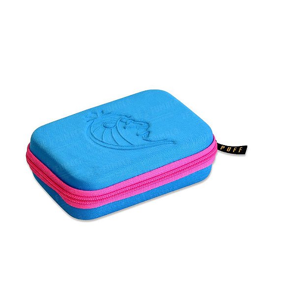 Case Puff Life Clássico Colors - Azul / Rosa