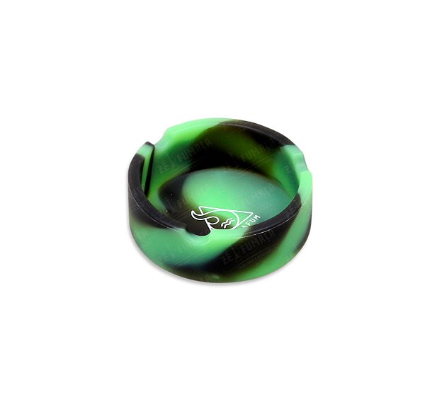 Cinzeiro Redondo Squadafum - Mix Preto Verde