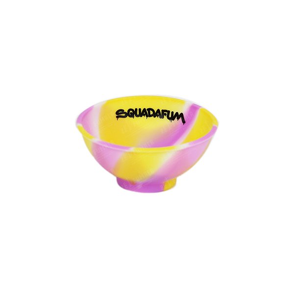 Cuia de Silicone Squadafum - Mix Rosa Branco Amarelo