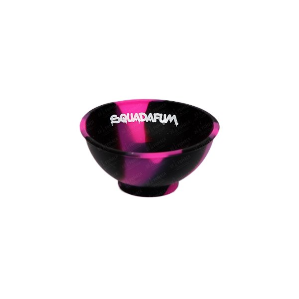 Cuia de Silicone Squadafum - Mix Preto Rosa