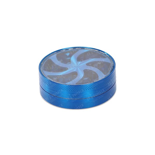 Dichavador de Metal Escovado Colors Baixo - Azul