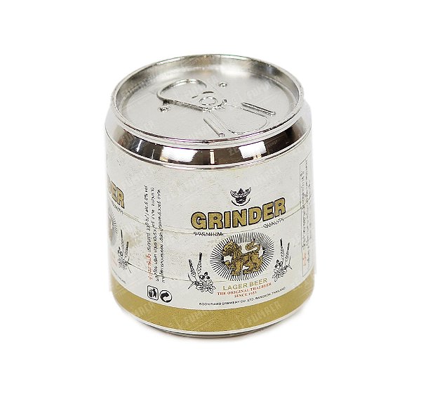Dichavador de Metal Lata de Cerveja - Branco