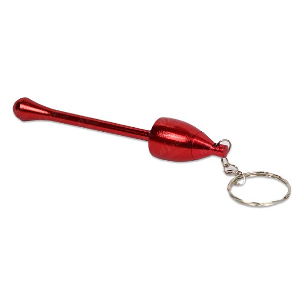Pipe de Alumínio Cogumelo - Vermelho