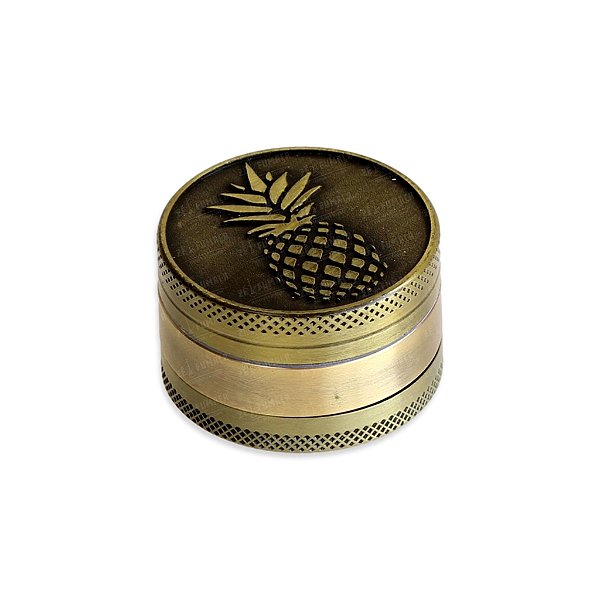 Dichavador de Metal Abacaxi - Dourado