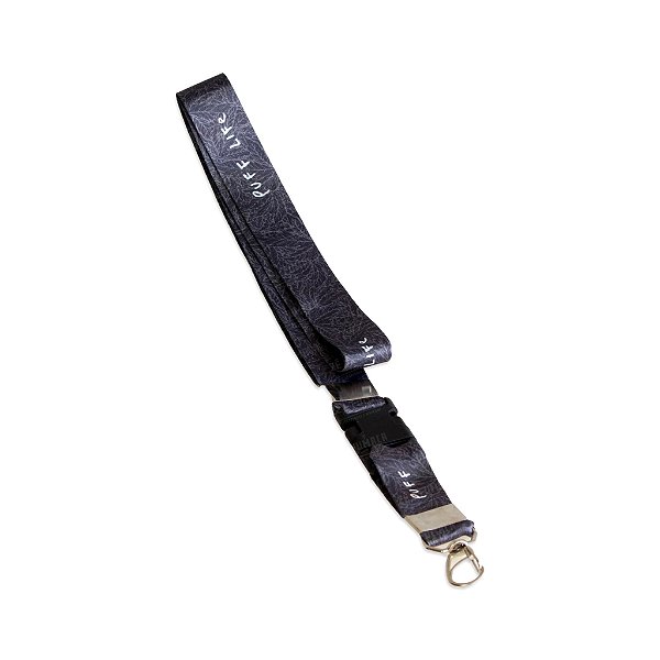 Cordão/Chaveiro Puff Life - Cinza