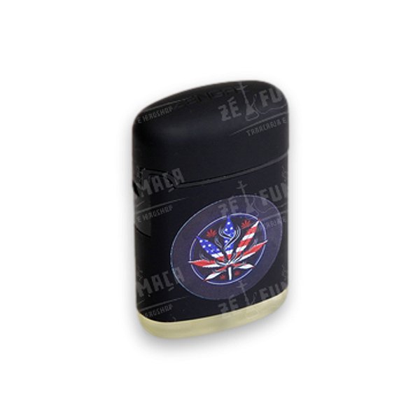 Isqueiro Maçarico Zengaz American Hemp - Preto