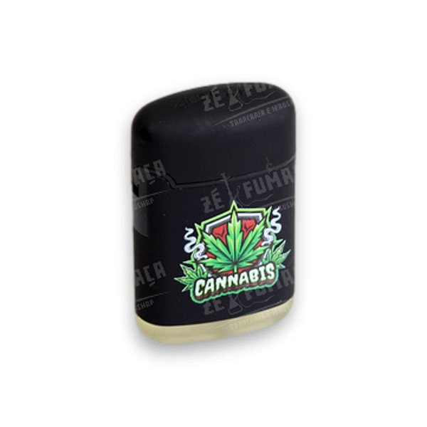 Isqueiro Maçarico Zengaz Cannabis Leaf - Preto