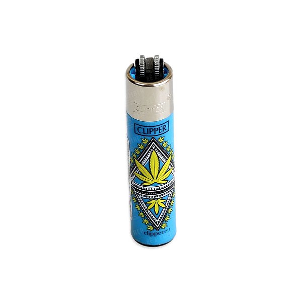 Isqueiro Grande Clipper - Hemp Mix Azul Amarelo