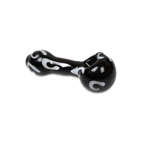Pipe de Vidro - Mix Preto Branco