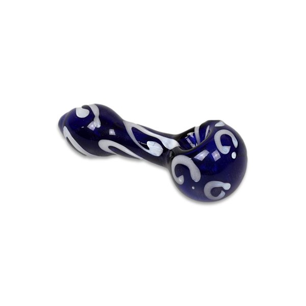 Pipe de Vidro - Mix Azul Branco