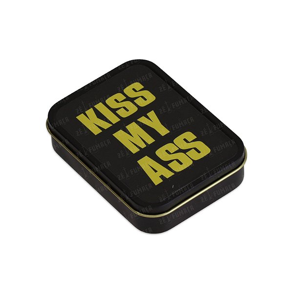 Cigarreira de Metal Kiss My Ass