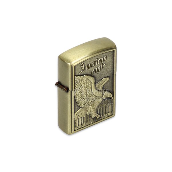 Isqueiro American Eagle II  - Dourado Envelhecido