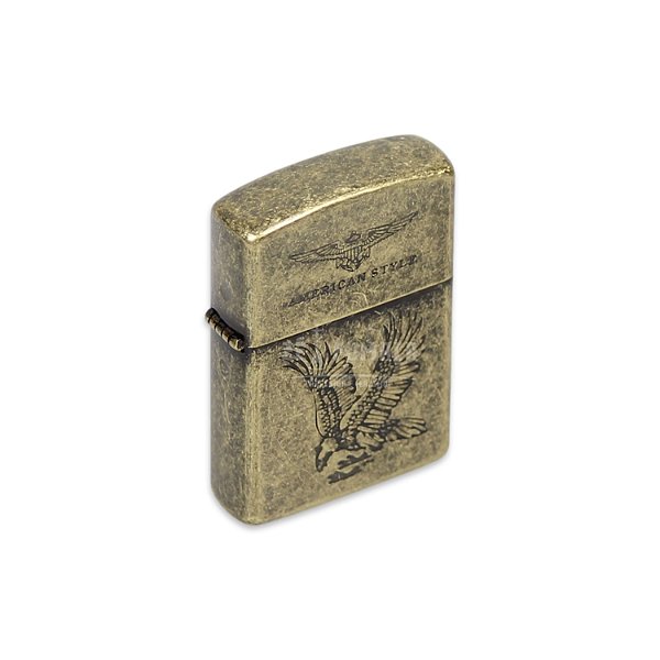 Isqueiro American Style II  - Dourado Envelhecido