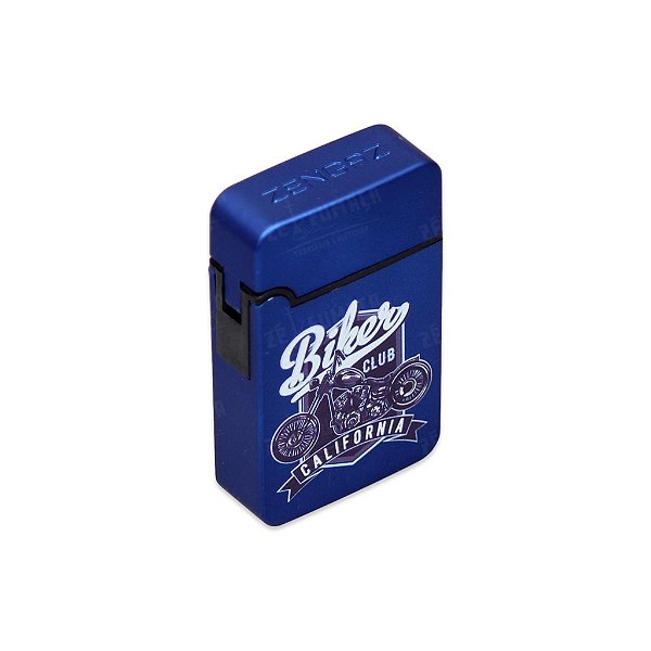 Isqueiro Maçarico Zengaz Biker Club - Azul