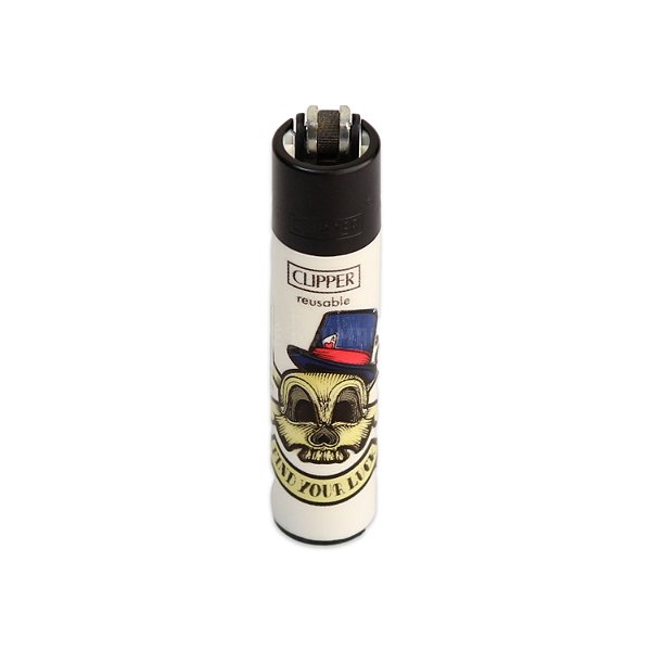 Isqueiro Grande Clipper Tattoo Art II - Find Your Luck
