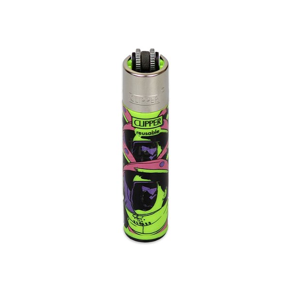 Isqueiro Grande Clipper Psycho Repeat Verde