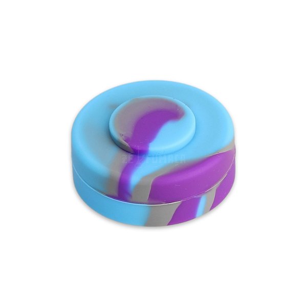 Slick Container Redondo c/ Divisórias 9 ml - Roxo Azul Cinza
