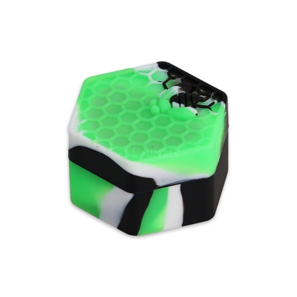 Slick Container Colméia 26 ml - Verde Branco Preto