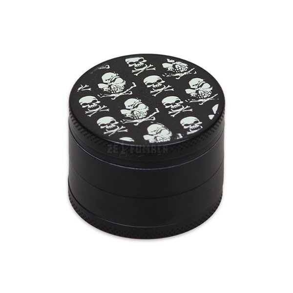 Dichavador de Metal Caveira III - Preto