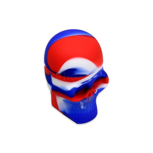 Slick Container Caveira 15 ml - Vermelho Branco Azul